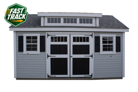 12x16 Vinyl Cape Cod - Fast Track Building