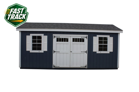 10x20 Painted Cottage - Fast Track Building