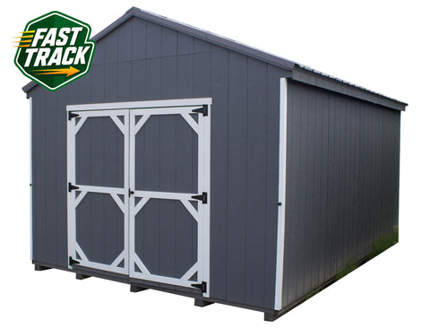 0125134 12x16 Pro-Cottage Gray White Charcoal-Metal 01