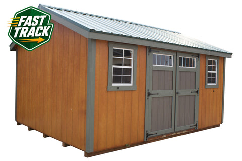 0125138 12x16 Cottage-Workshop Cedar Avocado Forest-Green 01
