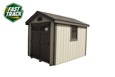 8x10 Painted Cottage Workshop - Fast Track Building