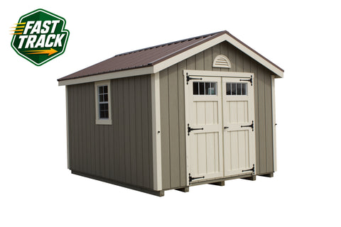10x12 Painted Cottage Workshop - Fast Track Building