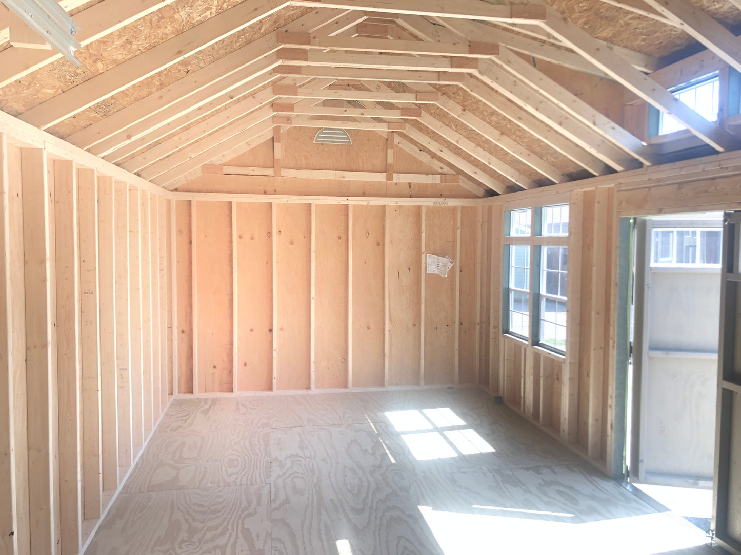 12x24 Painted Cape Cod w/ Deluxe & Dormer - QP520