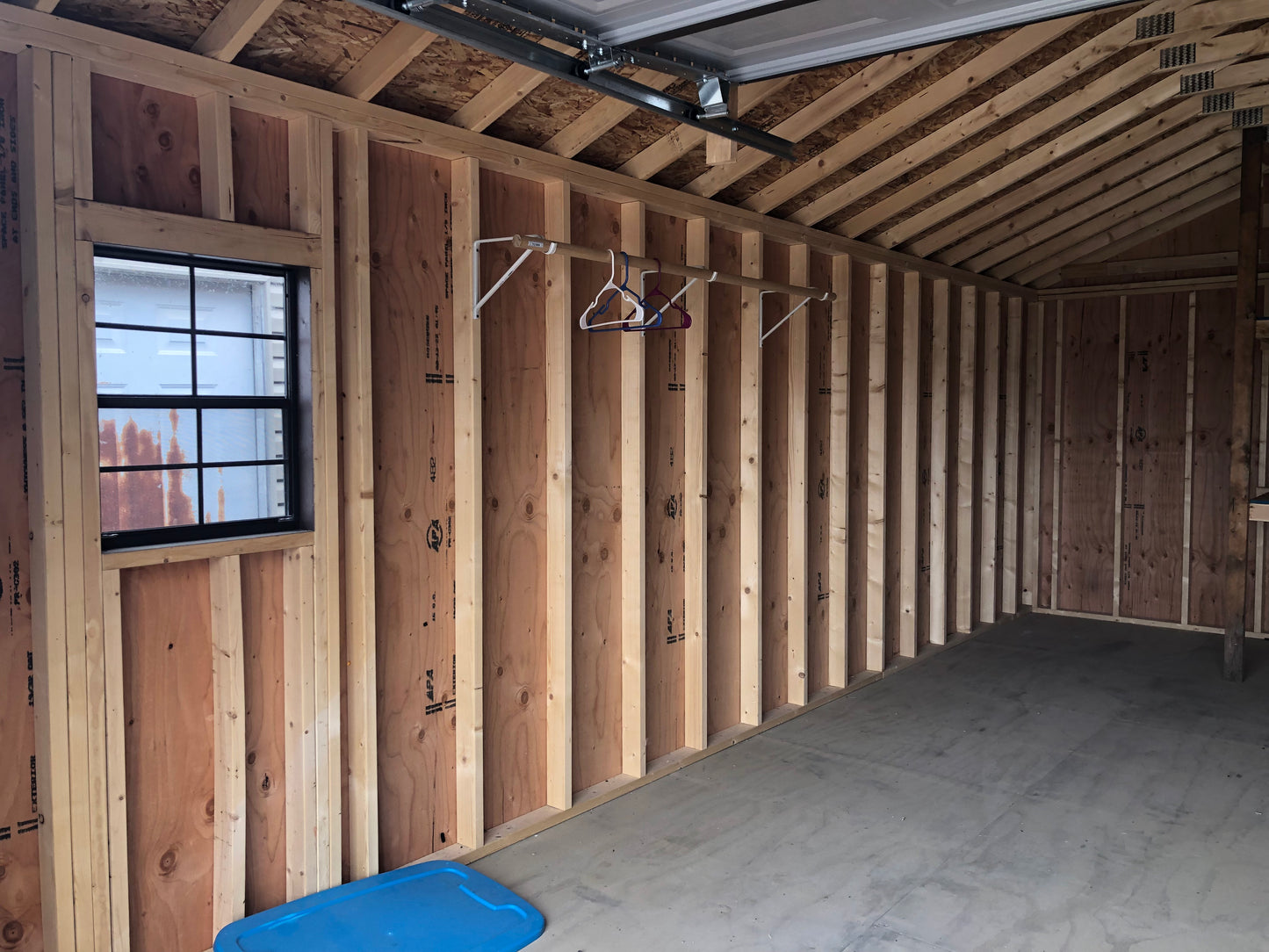 14x24 Painted Garage - QP345 - Rental Return