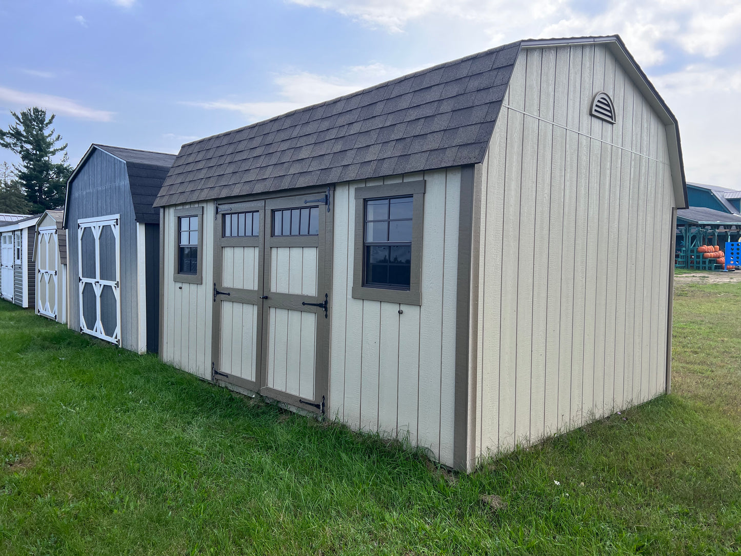 12x16 Painted Dutch Barn - QP907