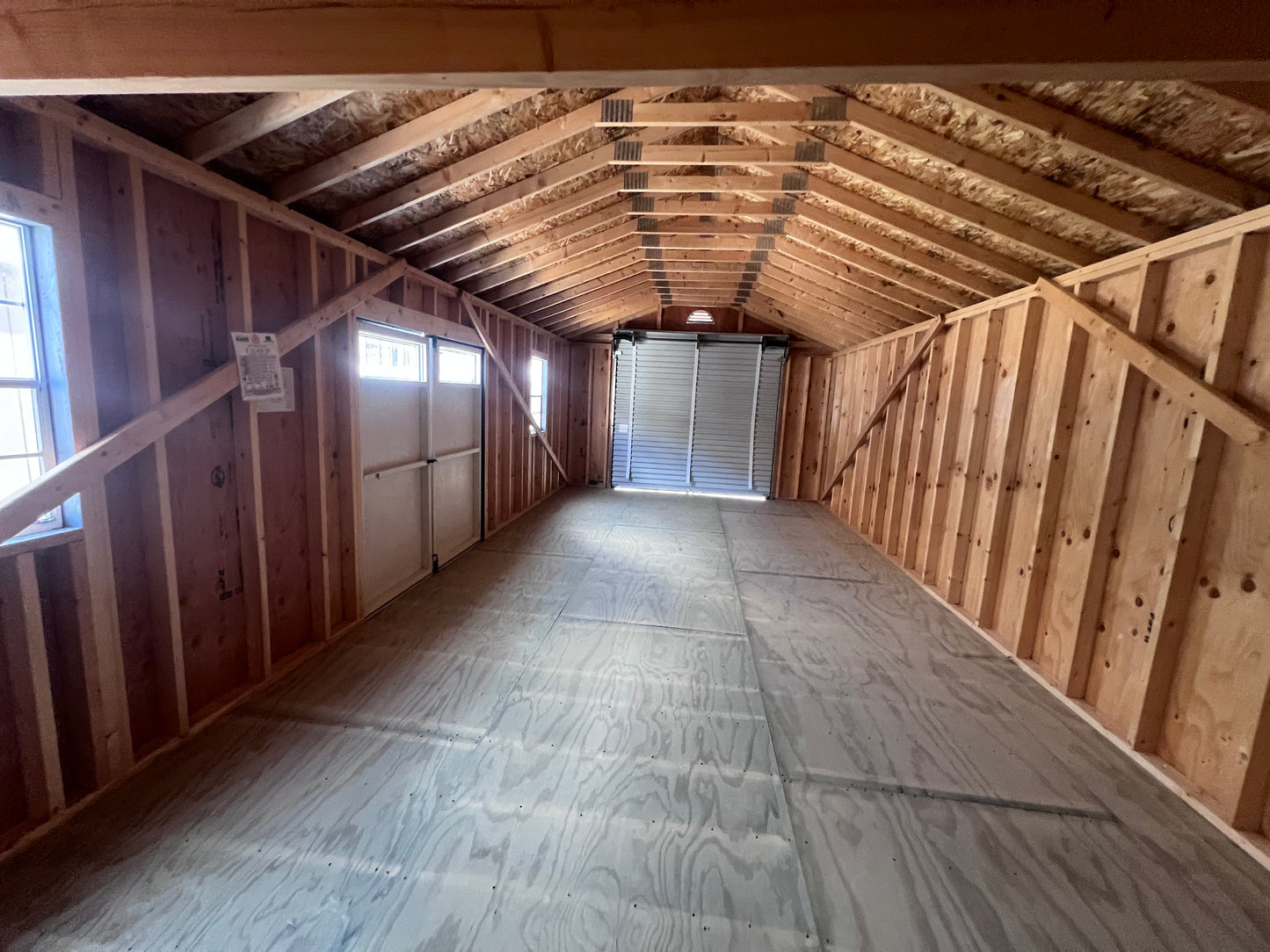 14x28 Painted Deluxe Garage - QP1092