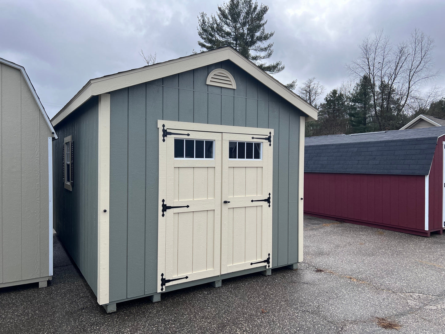 10x16 Painted Cottage w/ Deluxe - QP98