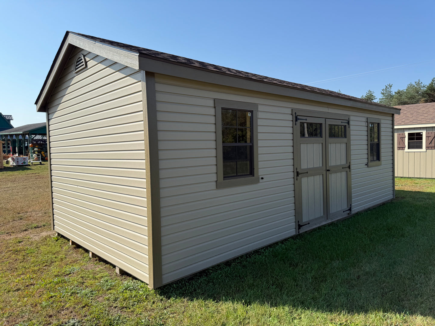 12x24 Vinyl Deluxe Garage -