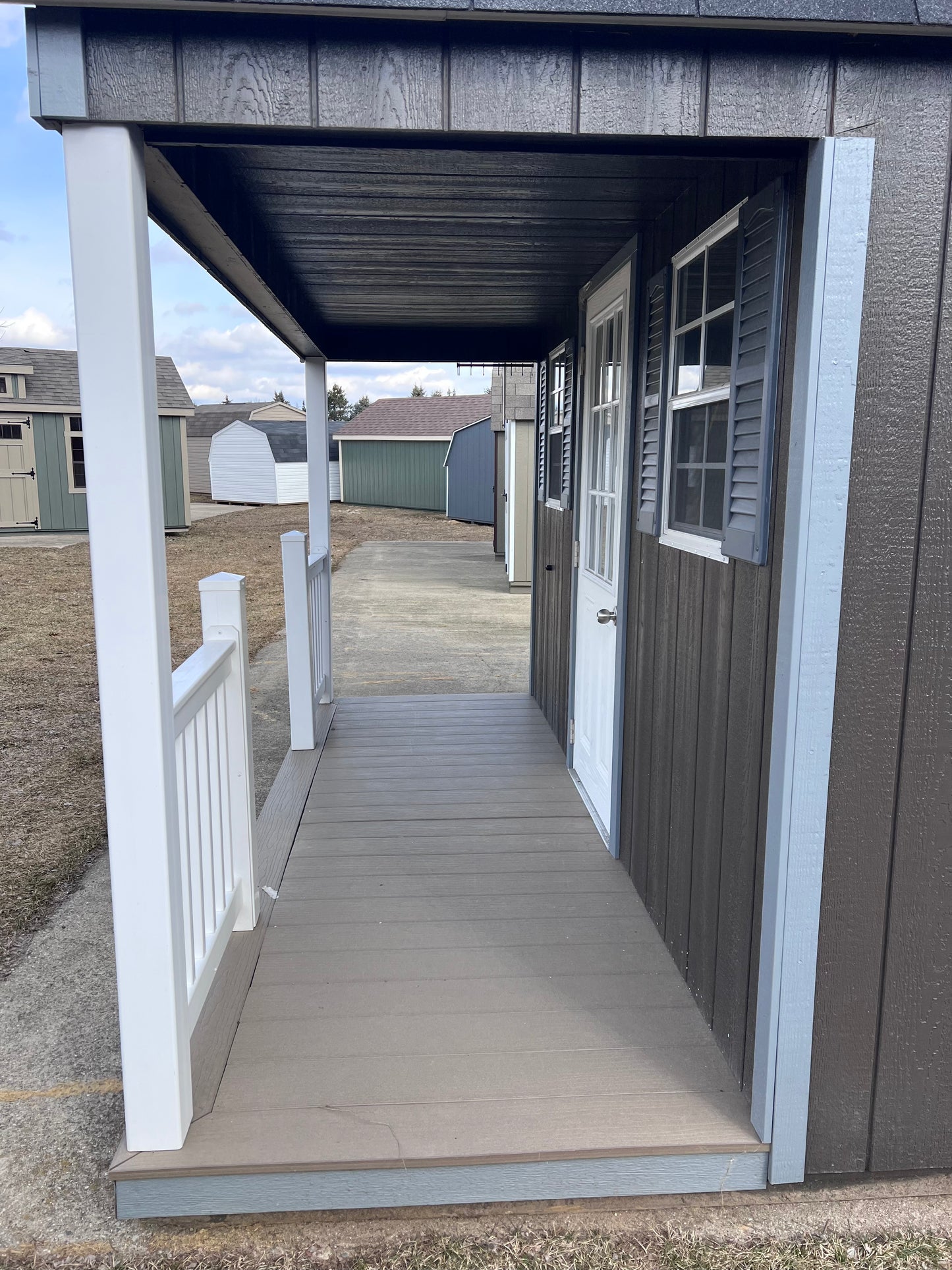 12x20 Lofted Barn w/ Porch - QP630 - Rental Return