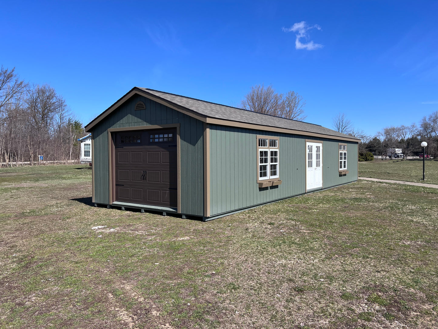 16x48 Painted Deluxe Garage - QP915