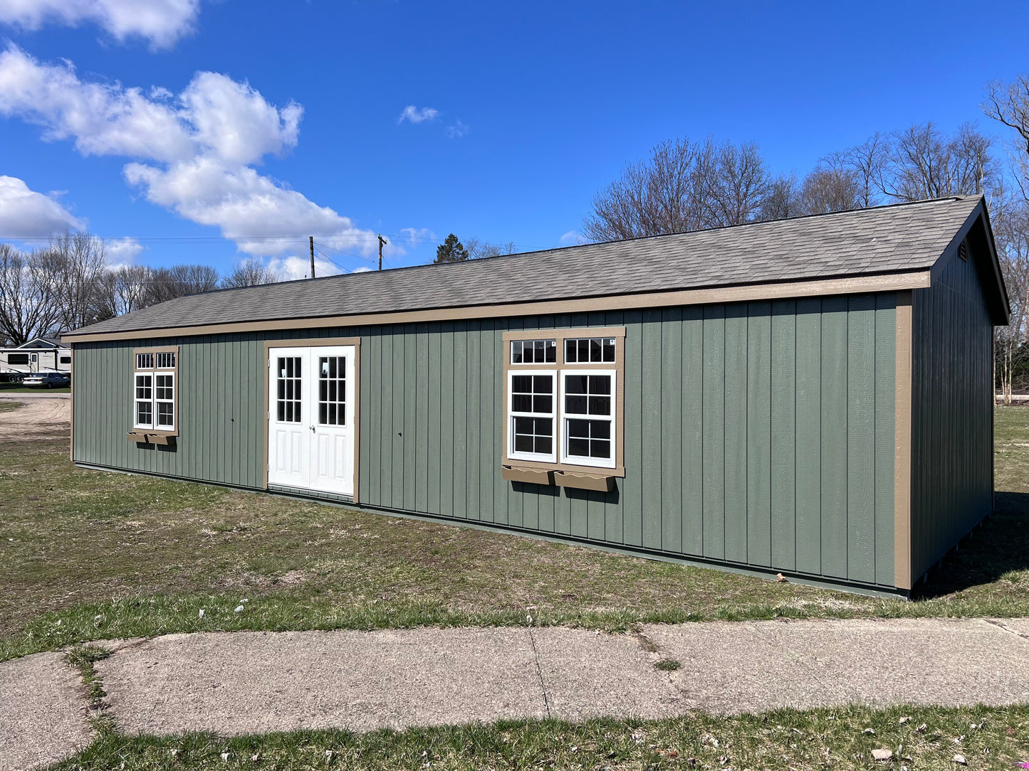 16x48 Painted Deluxe Garage - QP915