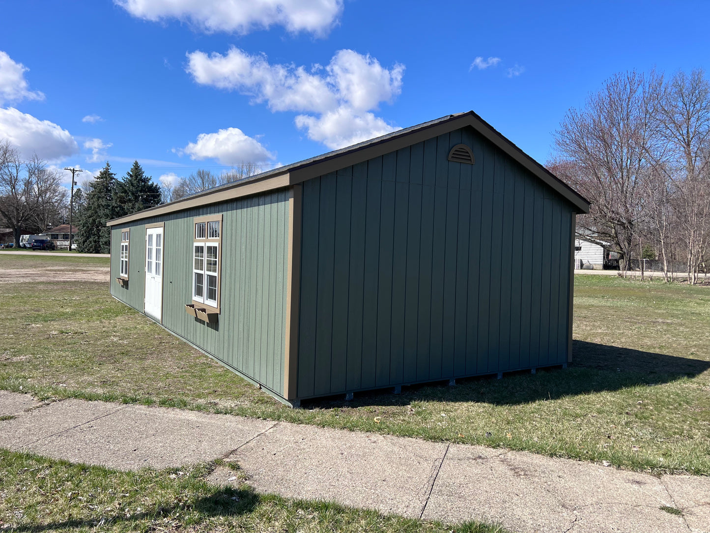 16x48 Painted Deluxe Garage - QP915