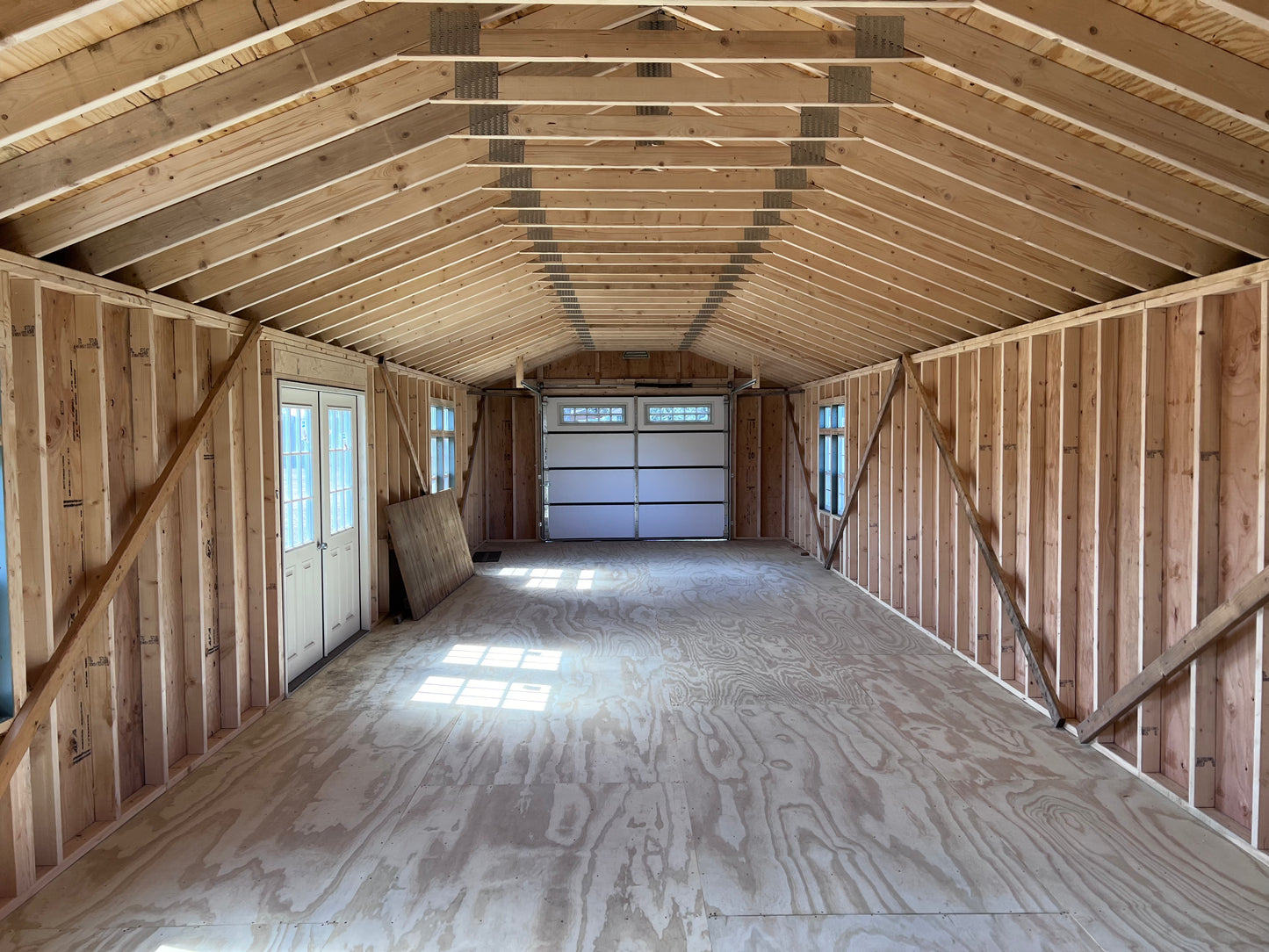 16x48 Painted Deluxe Garage - QP915