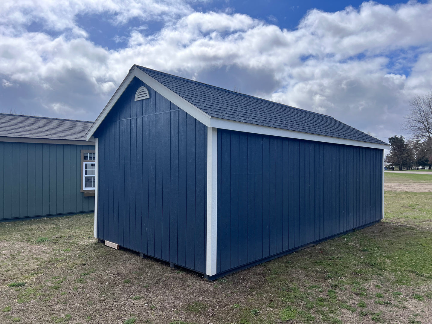 12x24 Painted Cape Cod w/ Deluxe & Dormer - QP324 - Rental Return