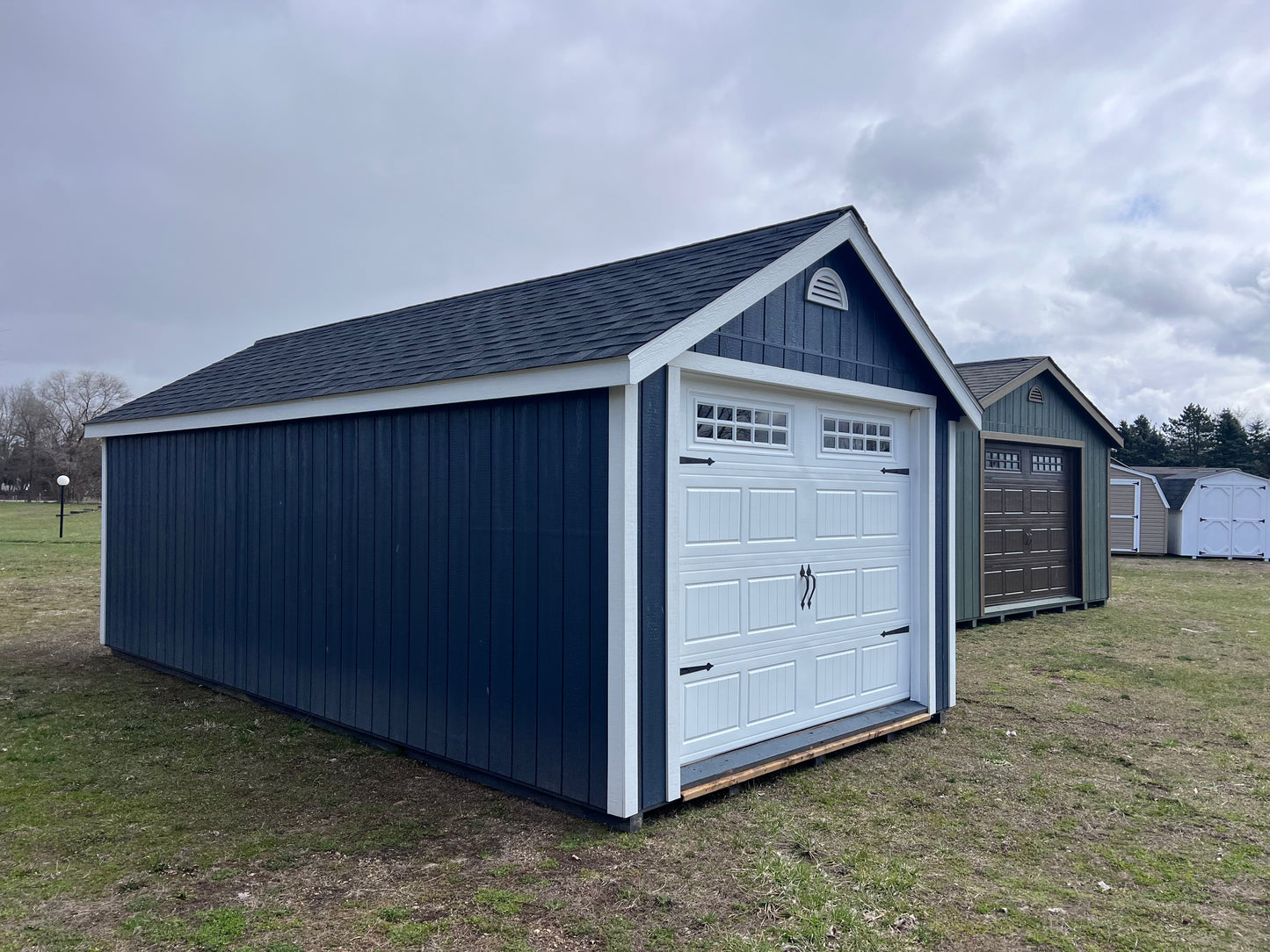 12x24 Painted Cape Cod w/ Deluxe & Dormer - QP324 - Rental Return