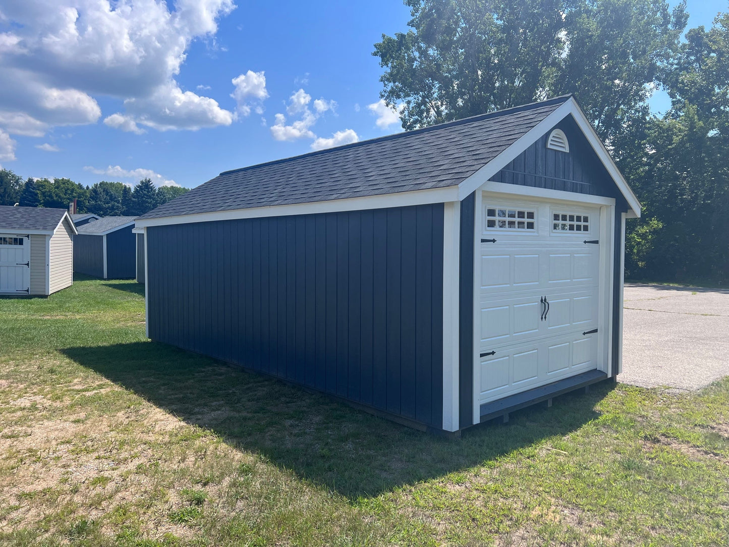 12x24 Painted Cape Cod w/ Deluxe & Dormer - QP324