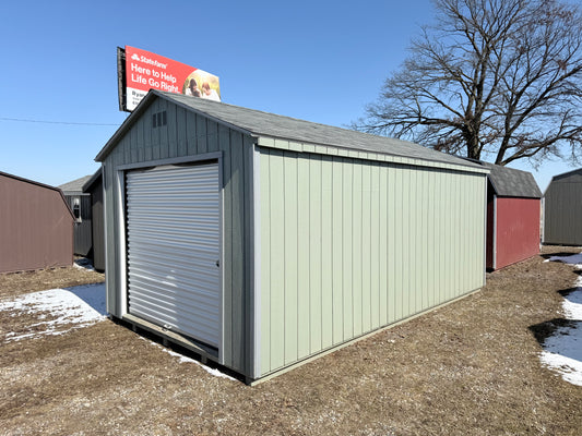 12x20 Painted Garage - Rental Return - Ionia Lot - Cedar Rock Barns