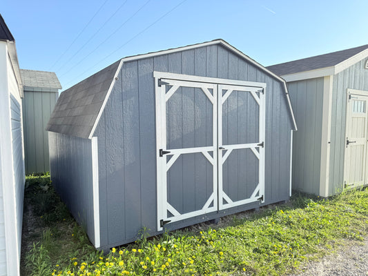 12x12 8' Painted Pro Series - Ionia Lot - Cedar Rock Barns