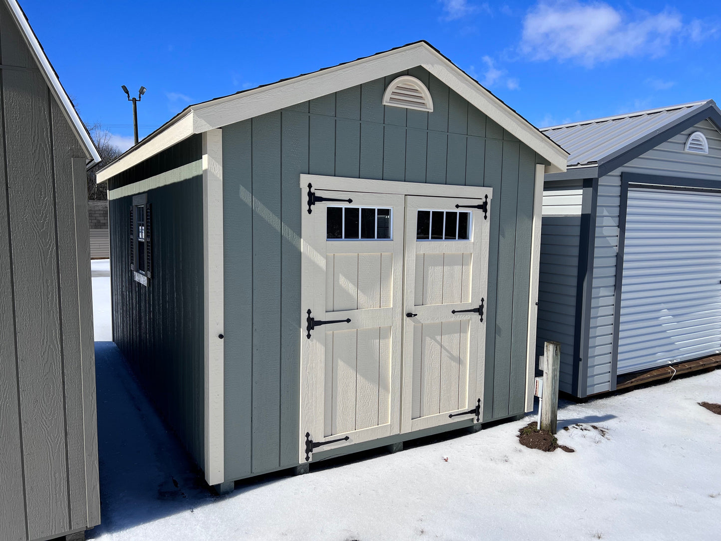10x16 Painted Cottage w/ Deluxe - QP98