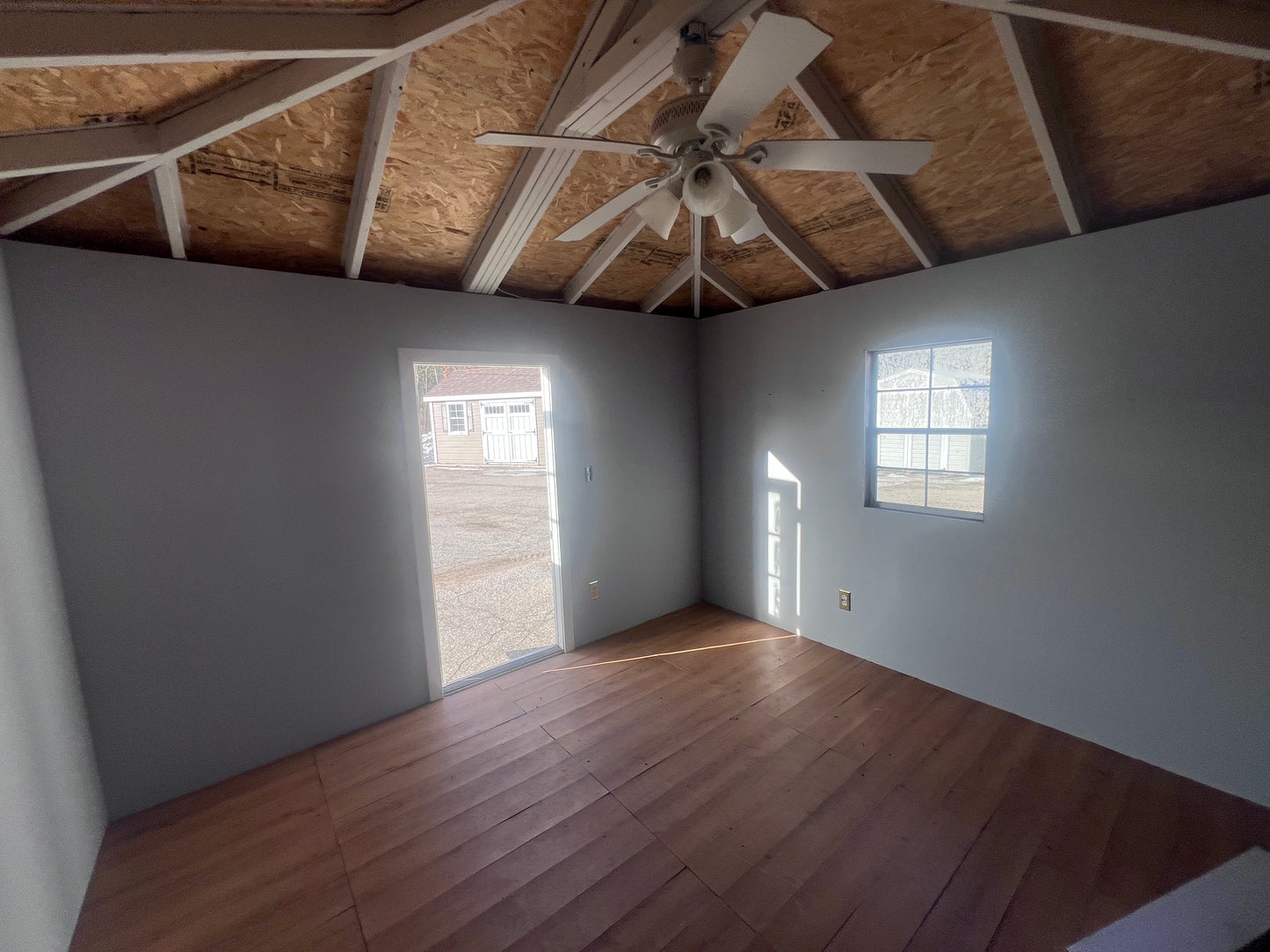 12x12 Painted Hip Barn - Rental Return