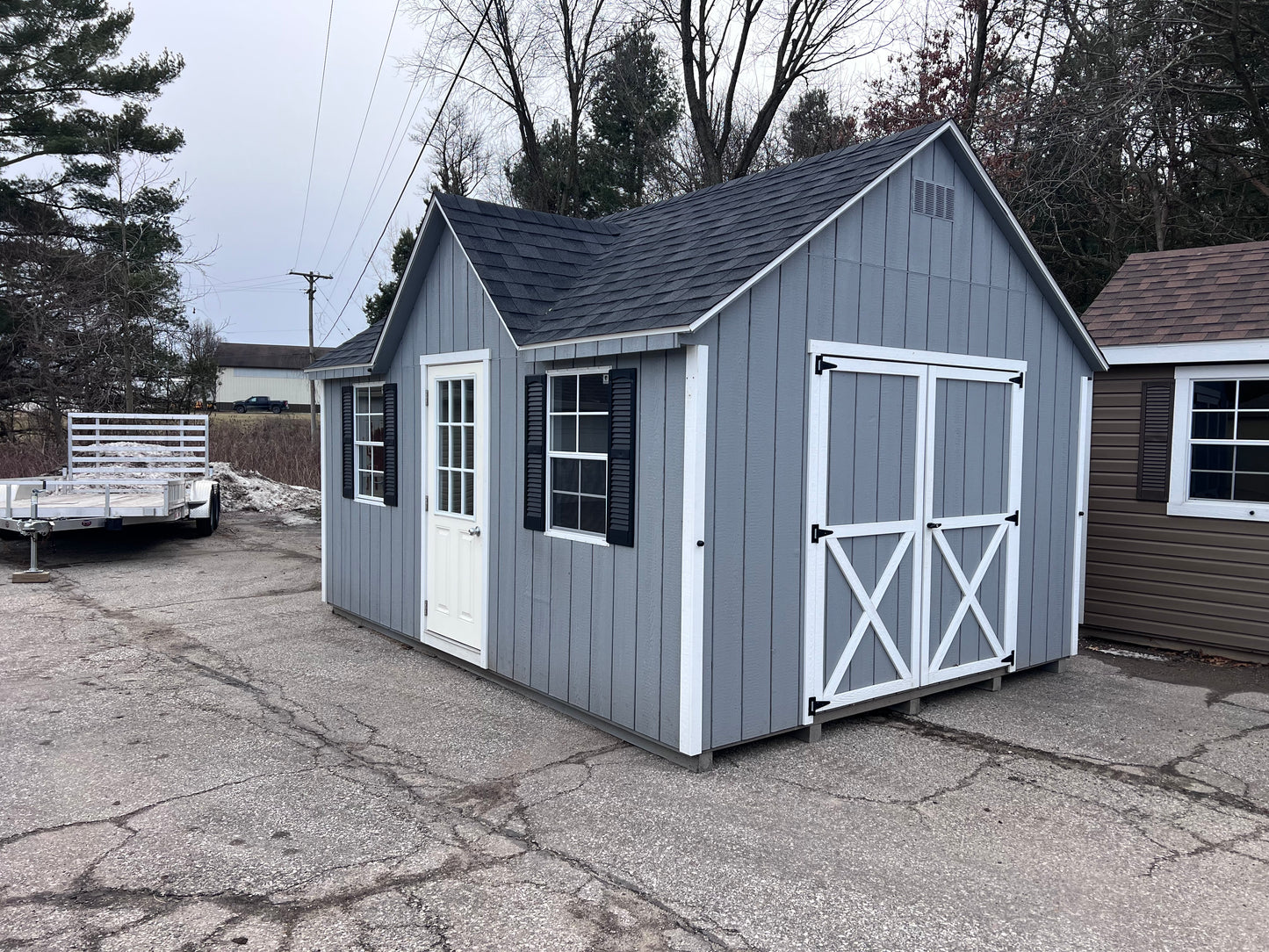 12x16 Painted Chalet - Rental Return