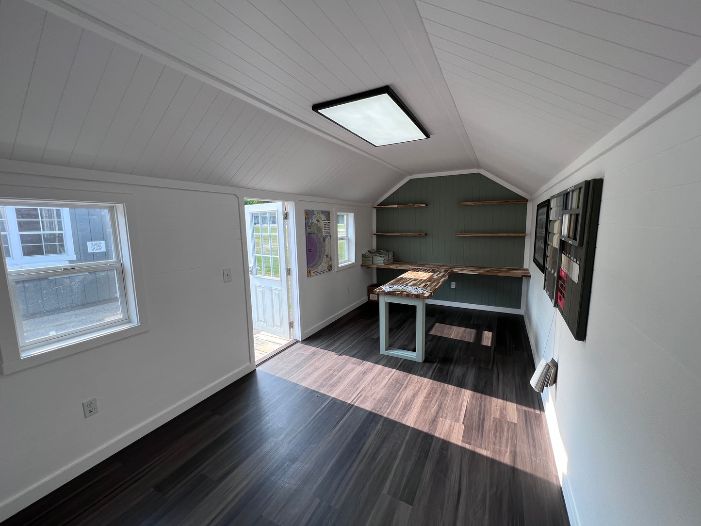 10x20 Painted Chalet DLX - Wayland Information Building