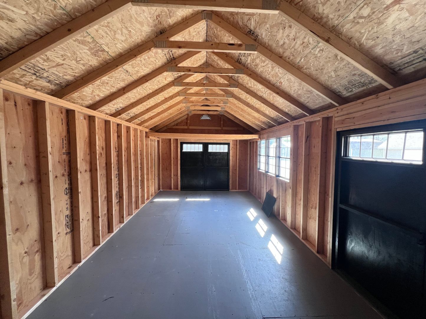 12x24 Painted Deluxe Cape Cod - Rental Return