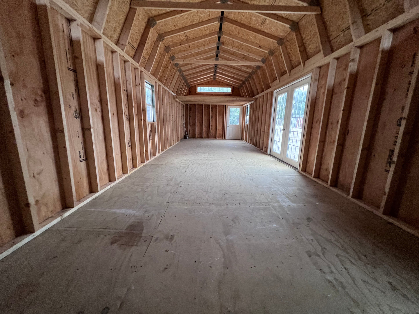 12x36 Painted Dutch Barn - Rental Return