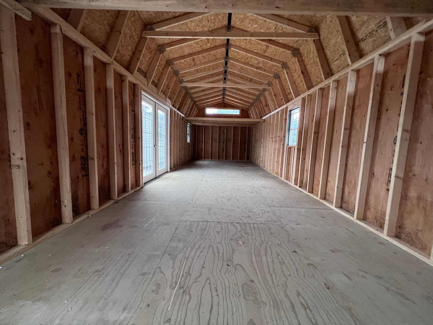 12x36 Painted Dutch Barn - Rental Return