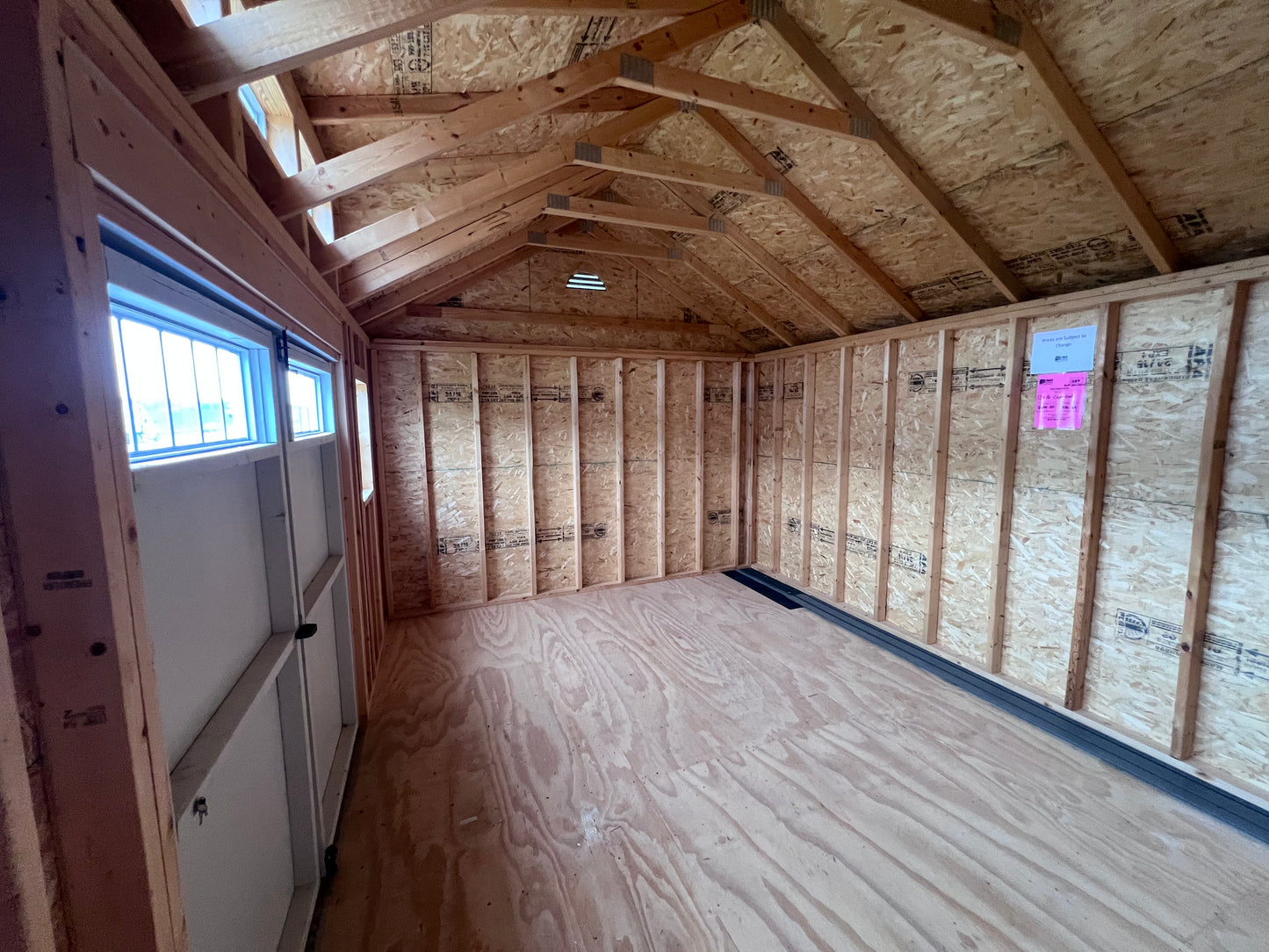 12x16 Vinyl Cape Cod w/ Dormer - QP1078