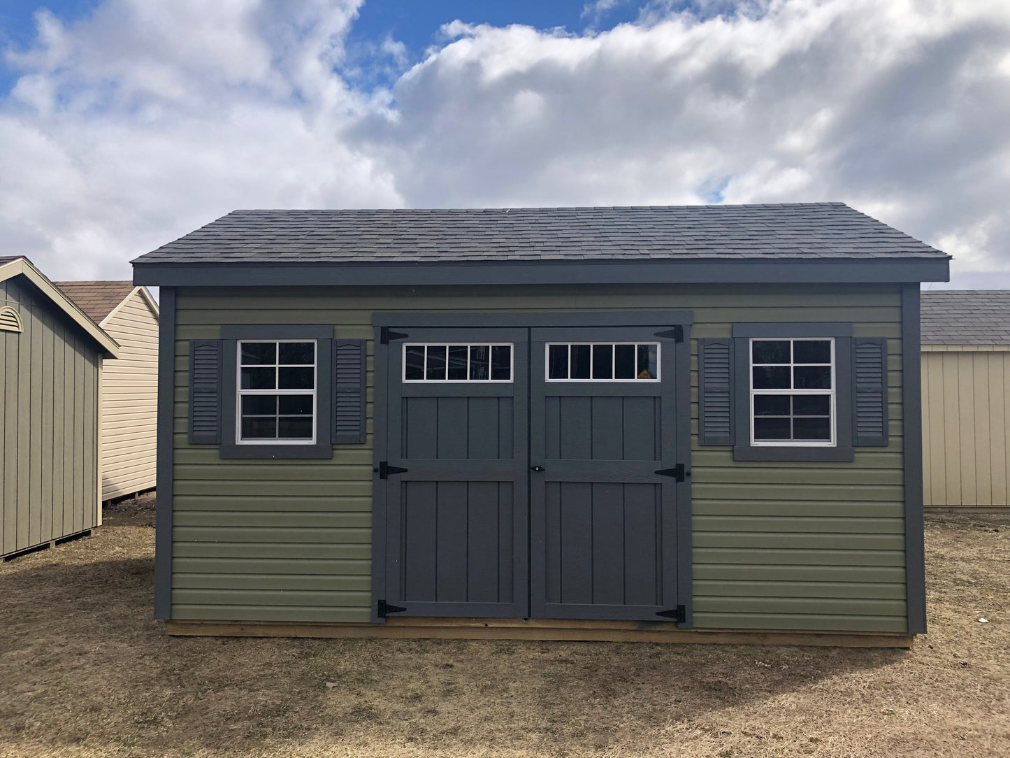 12x16 Vinyl Cottage w/ Deluxe - QP291 - Rental Return