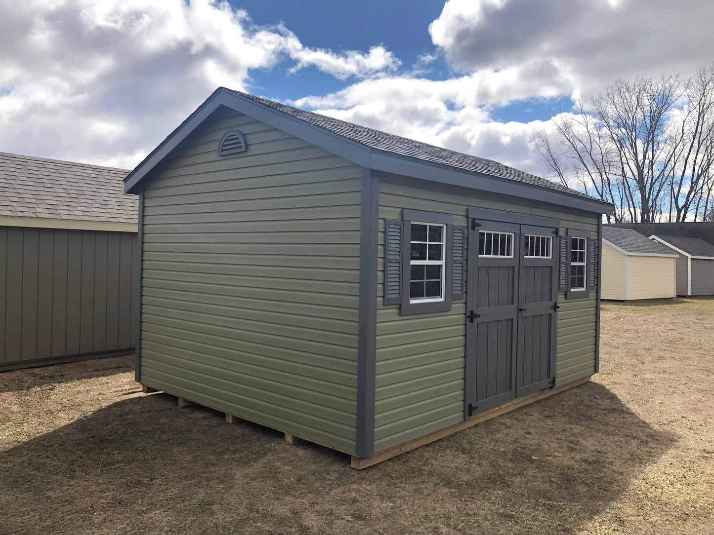12x16 Vinyl Cottage w/ Deluxe - QP291 - Rental Return