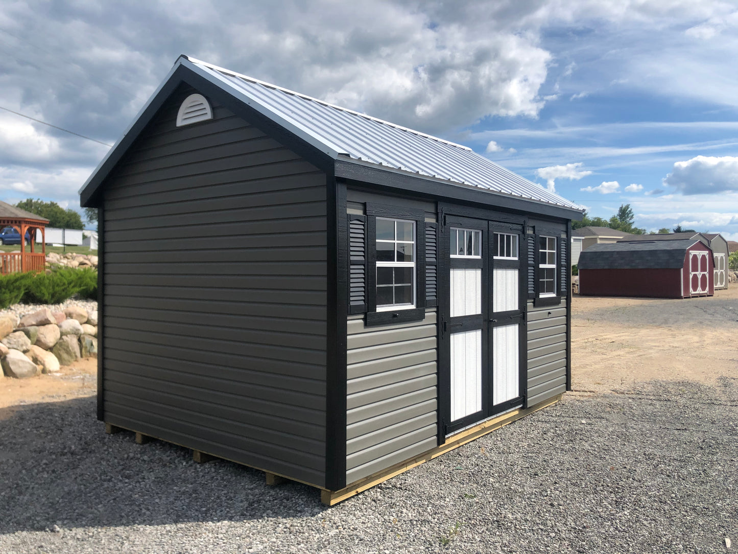 10x14 Vinyl Cape Cod w/ Deluxe - QP711