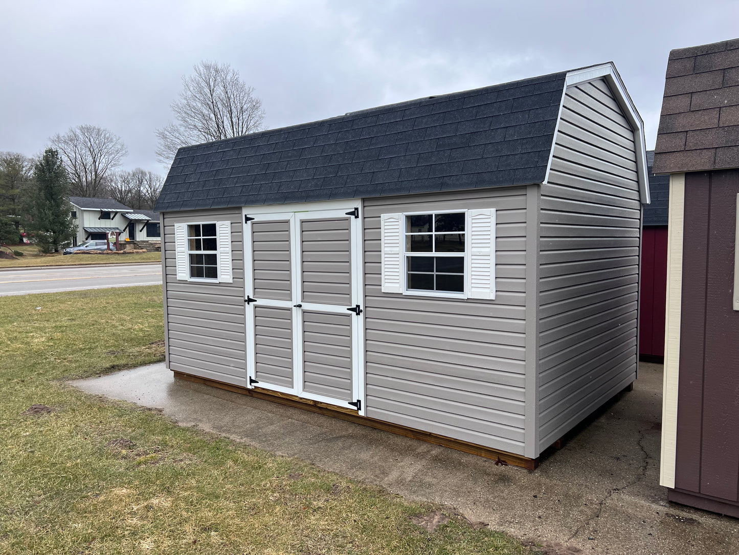 10x16 Vinyl Dutch Barn - QP513