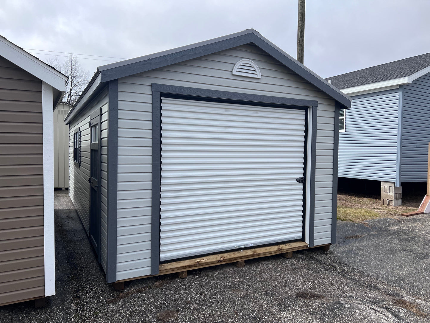 12x24 Vinyl Garage w/ Deluxe - QP456