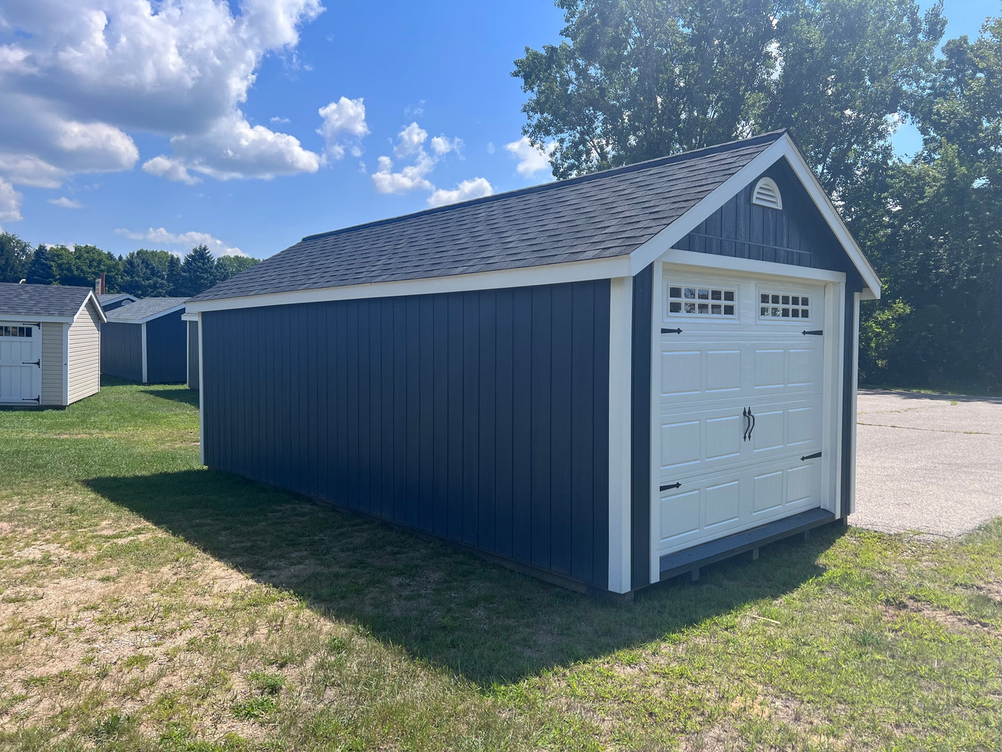 12x24 Painted Cape Cod w/ Deluxe & Dormer - QP324