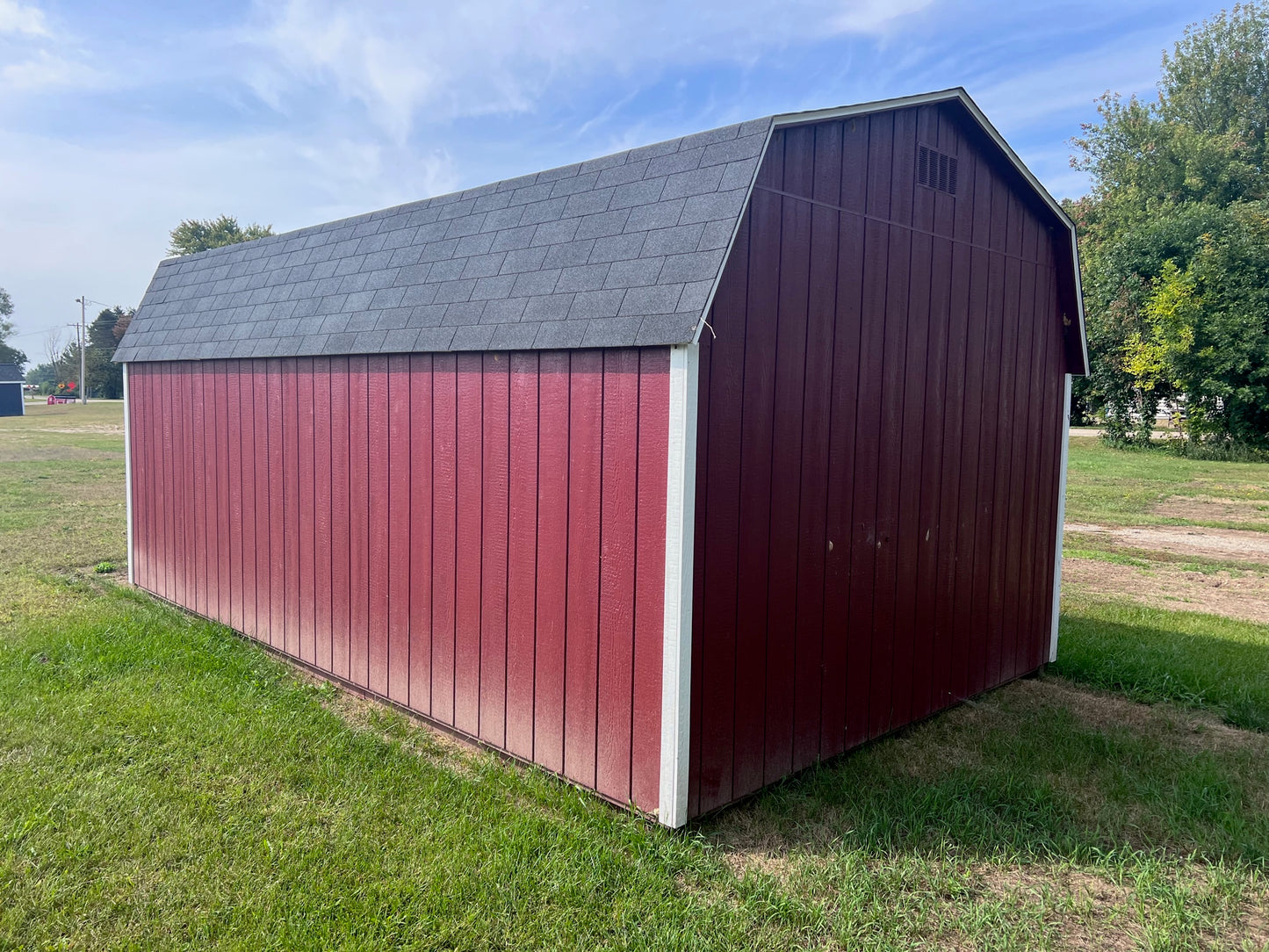 12x20 Painted High Barn - Rental Return