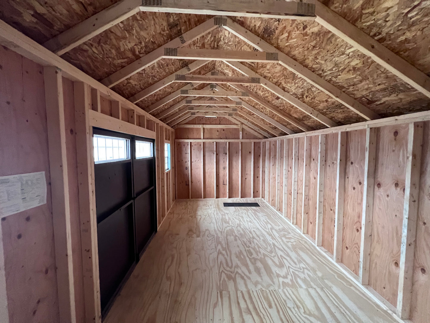 10x20 Painted Carriage House w/ Deluxe - QP519