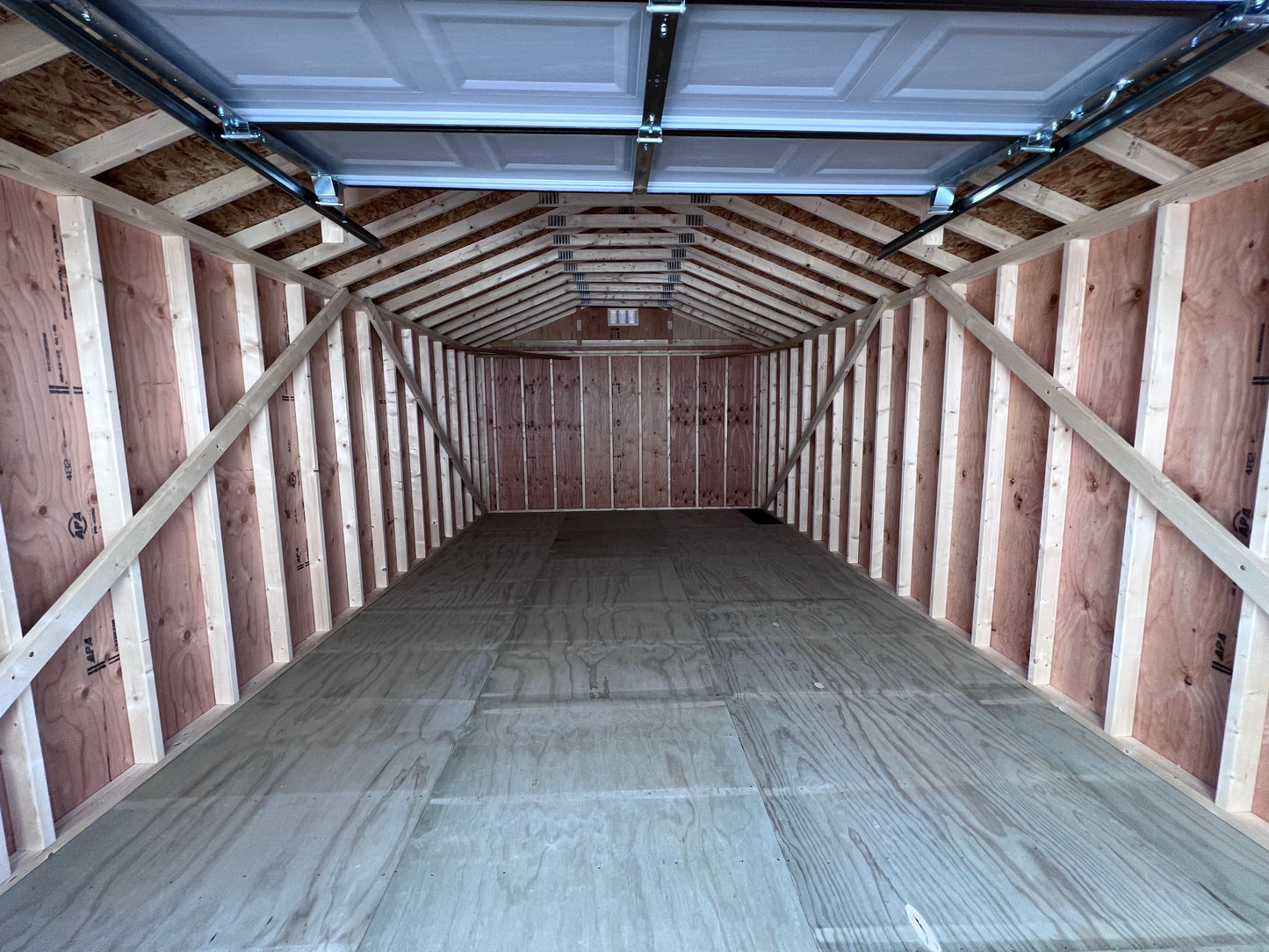 14x24 Painted Garage - QP345