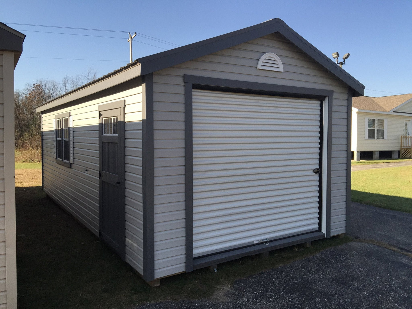 12x24 Vinyl Garage w/ Deluxe - QP456