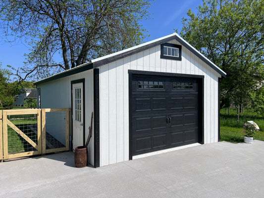 Discover the Perfect Blend of Functionality and Style with Our Painted Deluxe Garage