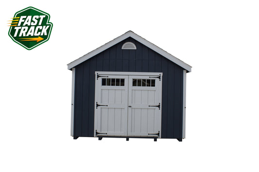 12x12 Painted Cape Cod - Fast Track Building