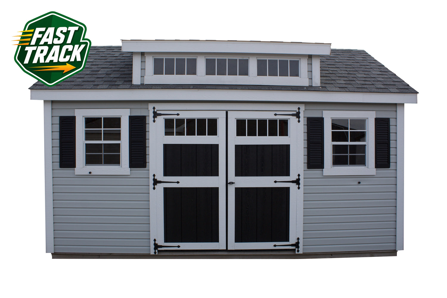 12x16 Vinyl Cape Cod - Fast Track Building
