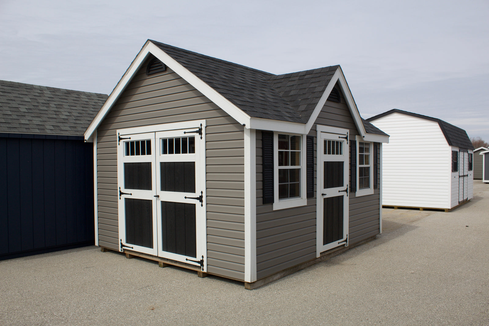 12x14 Vinyl Chalet - Fast Track Building