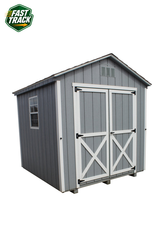 8x8 Painted Cottage Workshop - Fast Track Building
