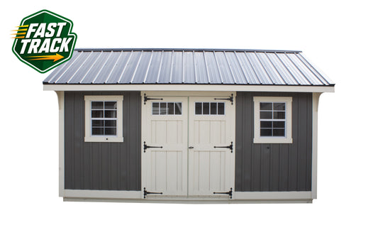10x16 Vertical B&B Carriage House - Fast Track Building