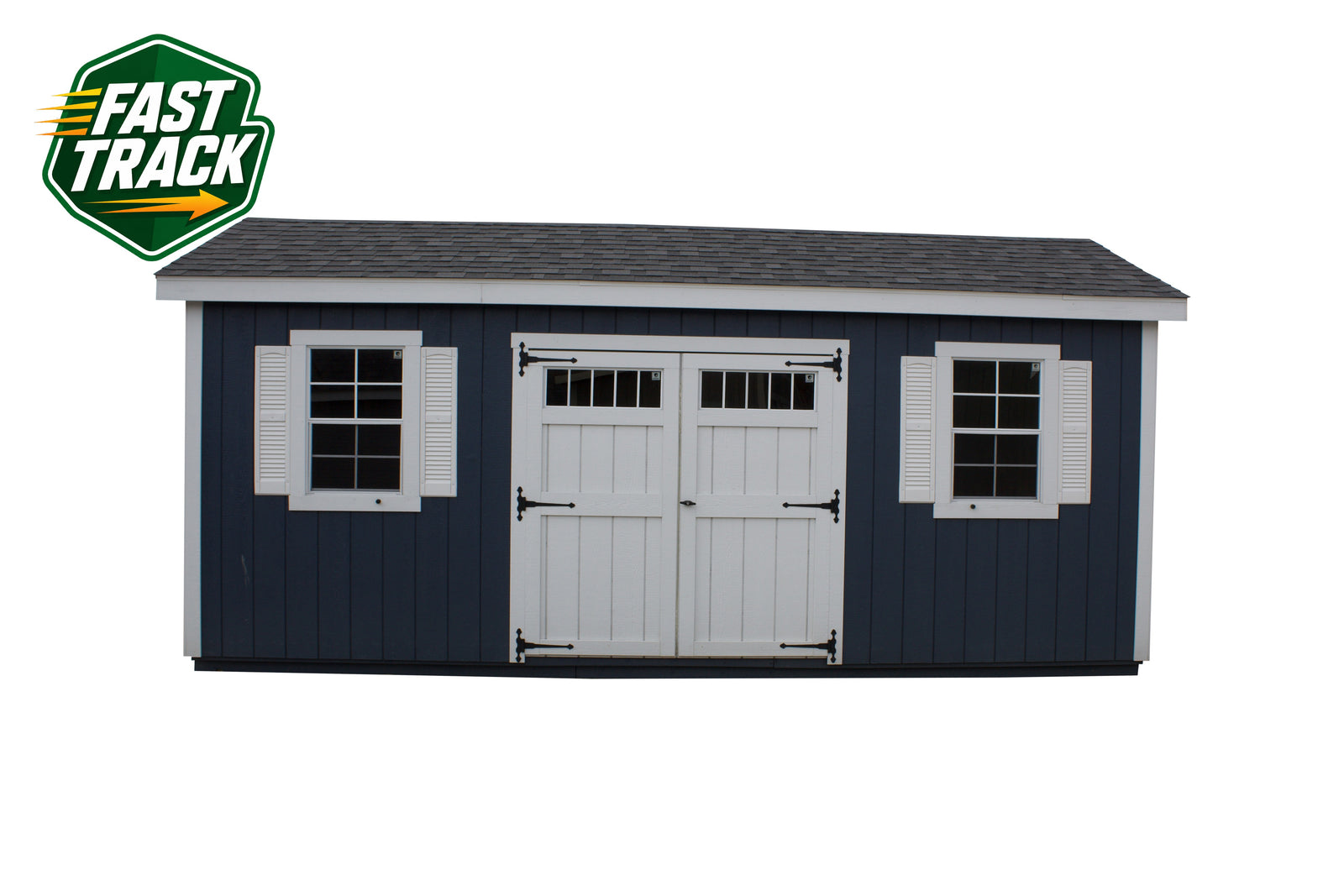 10x20 Painted Cottage - Fast Track Building