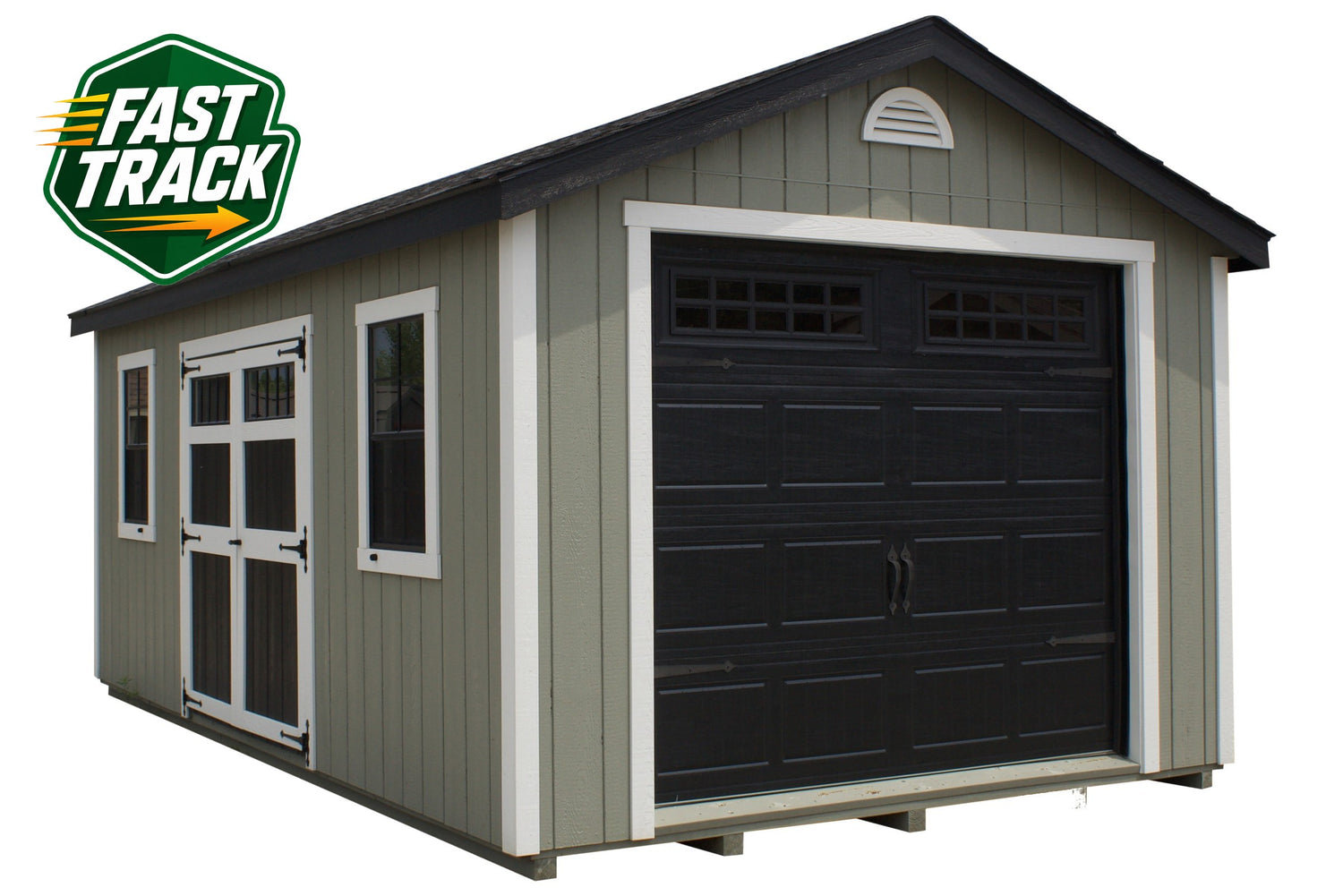 0125126 12x20 Garage Coastal-Sage Black Dual-Black 03
