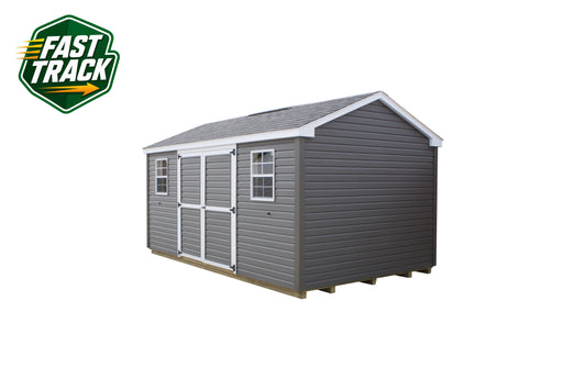 10x16 Vinyl Cottage Workshop - Fast Track Building