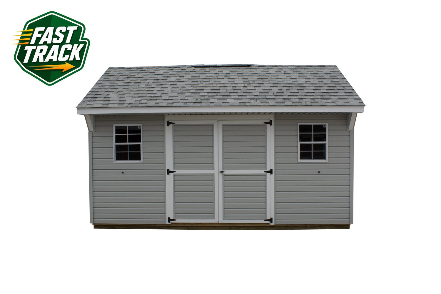 12x16 Vinyl Carriage House - Fast Track Building